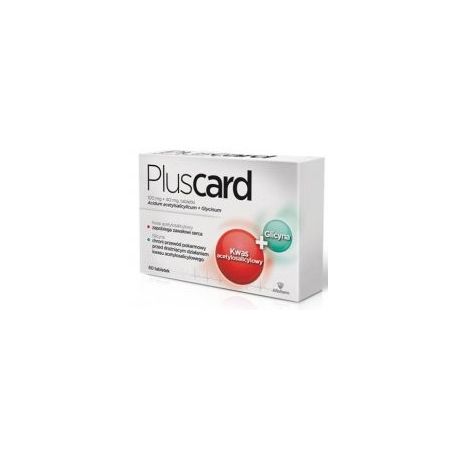 Pluscard 100 mg + 40 mg * 60 tabletek