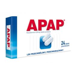 Apap 0,5 g * 24 tabletki